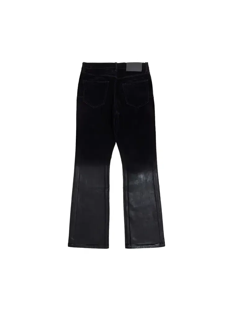Джинсы-клеш PURPLE BRAND Flock Dipped Bootcut Denim — изображение 2 из 3, черный