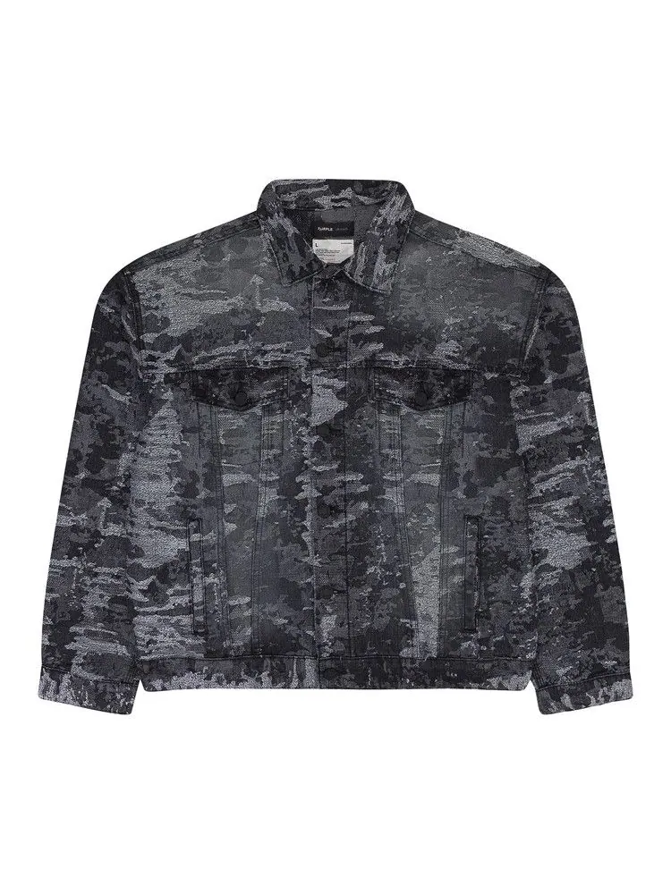 Куртка PURPLE BRAND Jacquard Jacket — изображение 1 из 1, черный