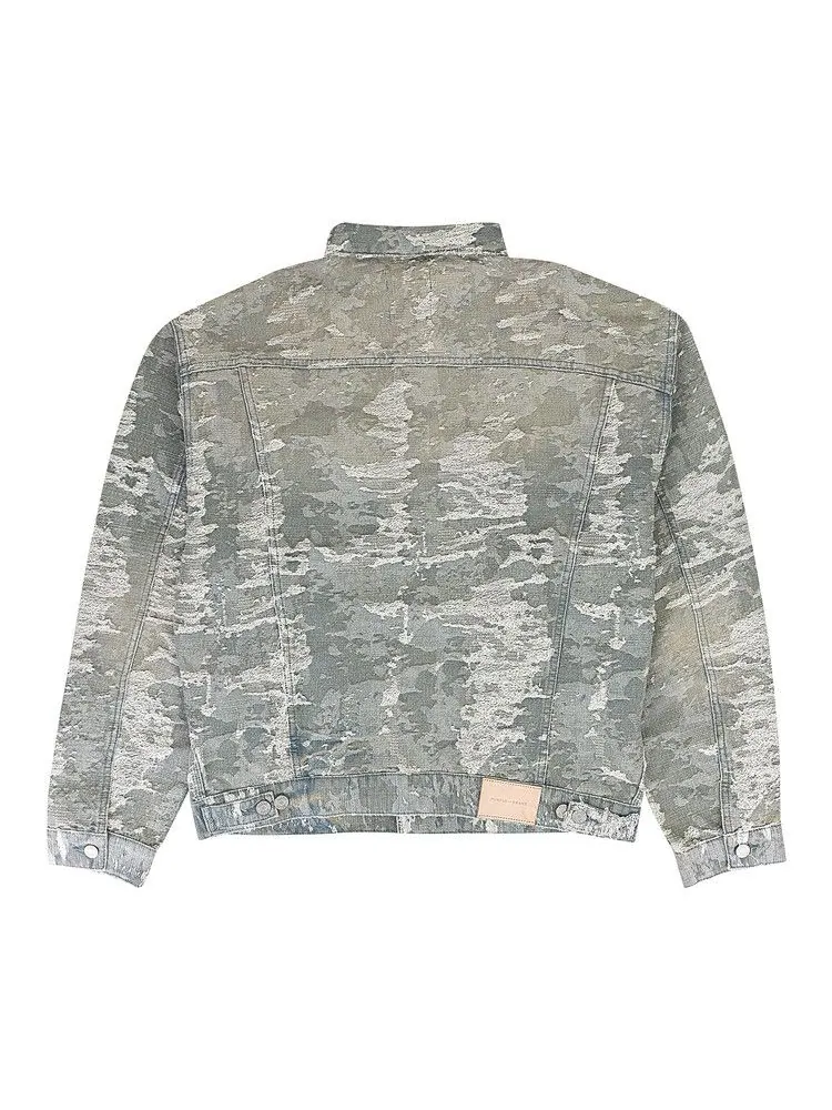 Куртка PURPLE BRAND Jacquard Jacket — изображение 2 из 3, синий