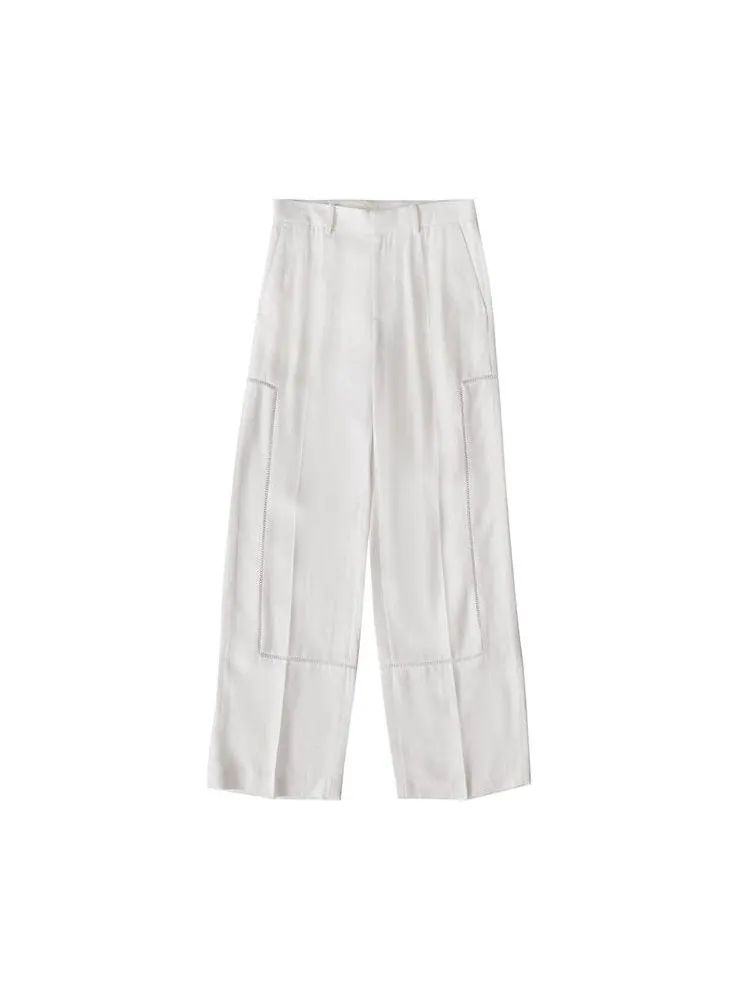 Брюки Helmut Lang Border Carpenter Trouser — белый