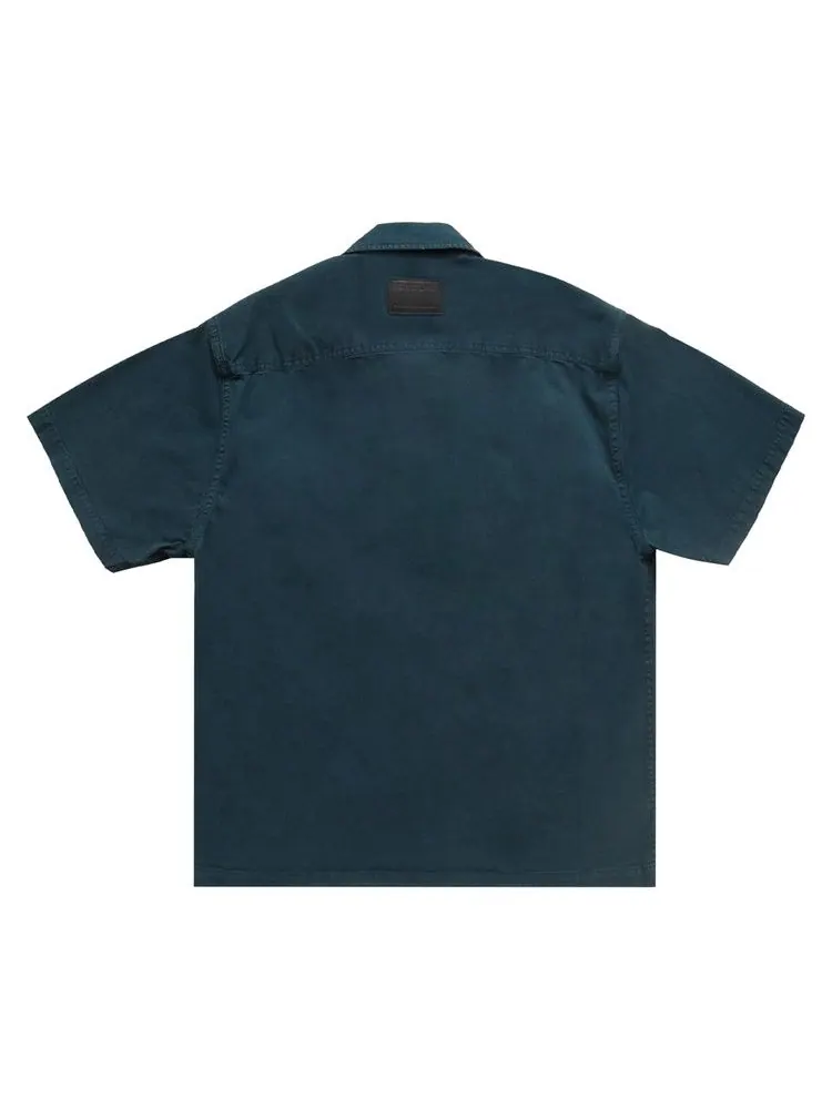 Рубашка Helmut Lang Short-Sleeve Uniform Shirt — изображение 2 из 2, папоротник