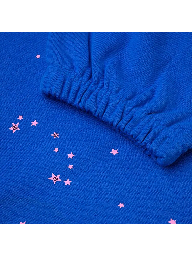 Спортивные брюки Sp5der Angel Number Sweatpant 'Blue' — изображение 3 из 3, синий