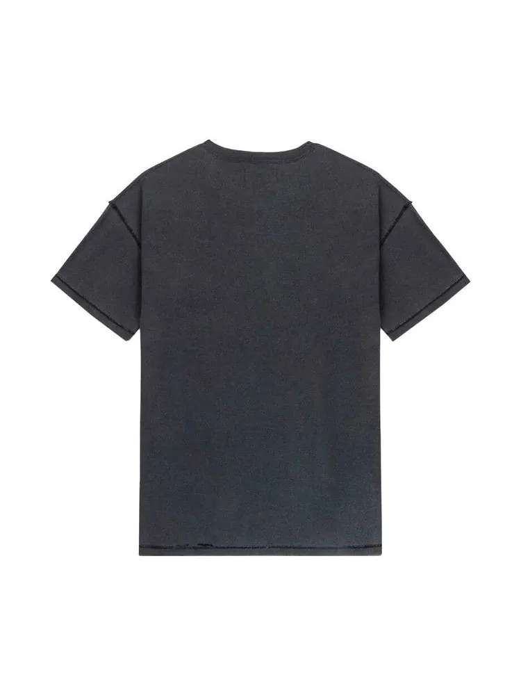 Футболка PURPLE BRAND Textured Inside Out Tee — изображение 2 из 2, черный