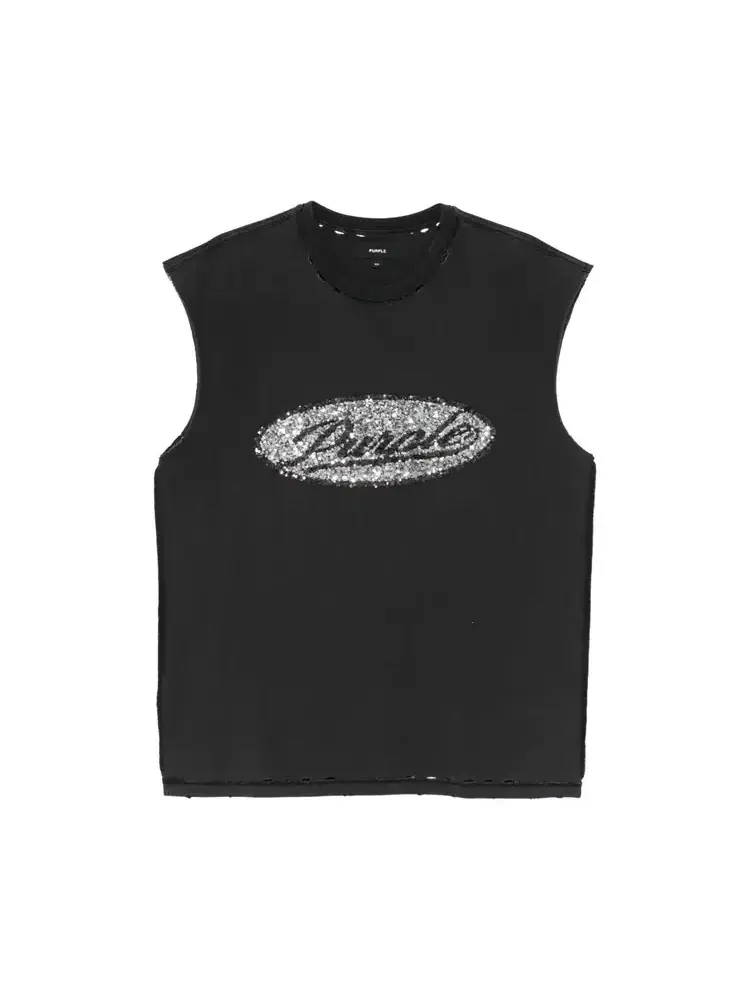 Майка PURPLE BRAND Script Tank Top — изображение 1 из 1, черный