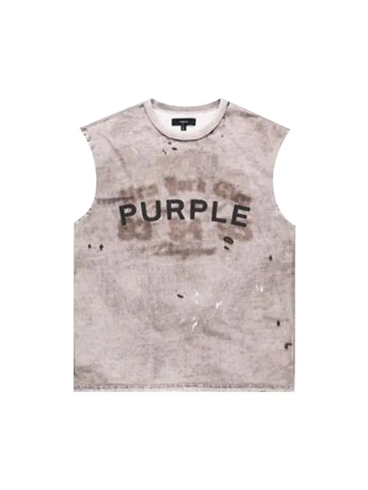 Футболка PURPLE BRAND Textured Sleeveless T-Shirt