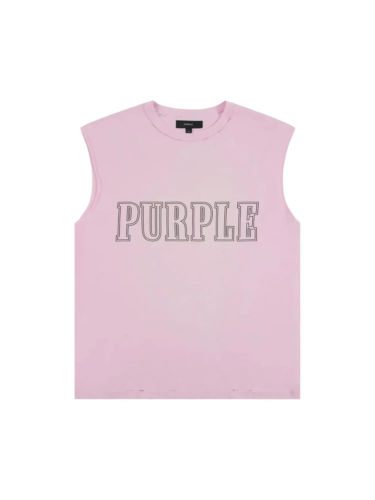Текстурированная футболка без рукавов PURPLE BRAND