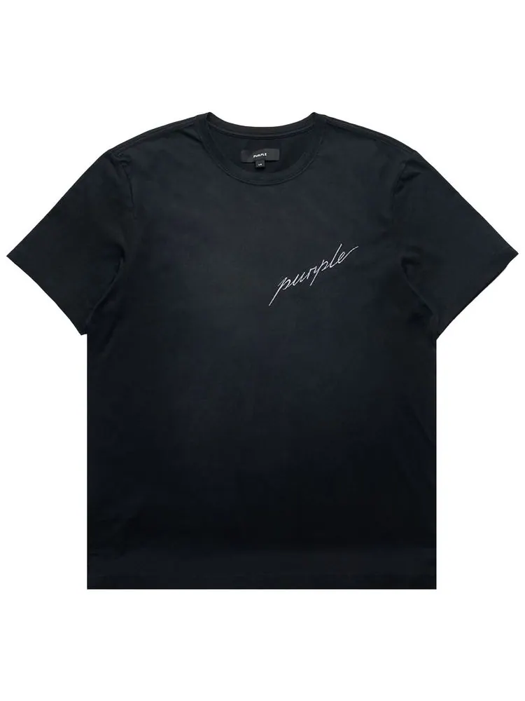 Футболка PURPLE BRAND Signature Tee — изображение 1 из 2, черный