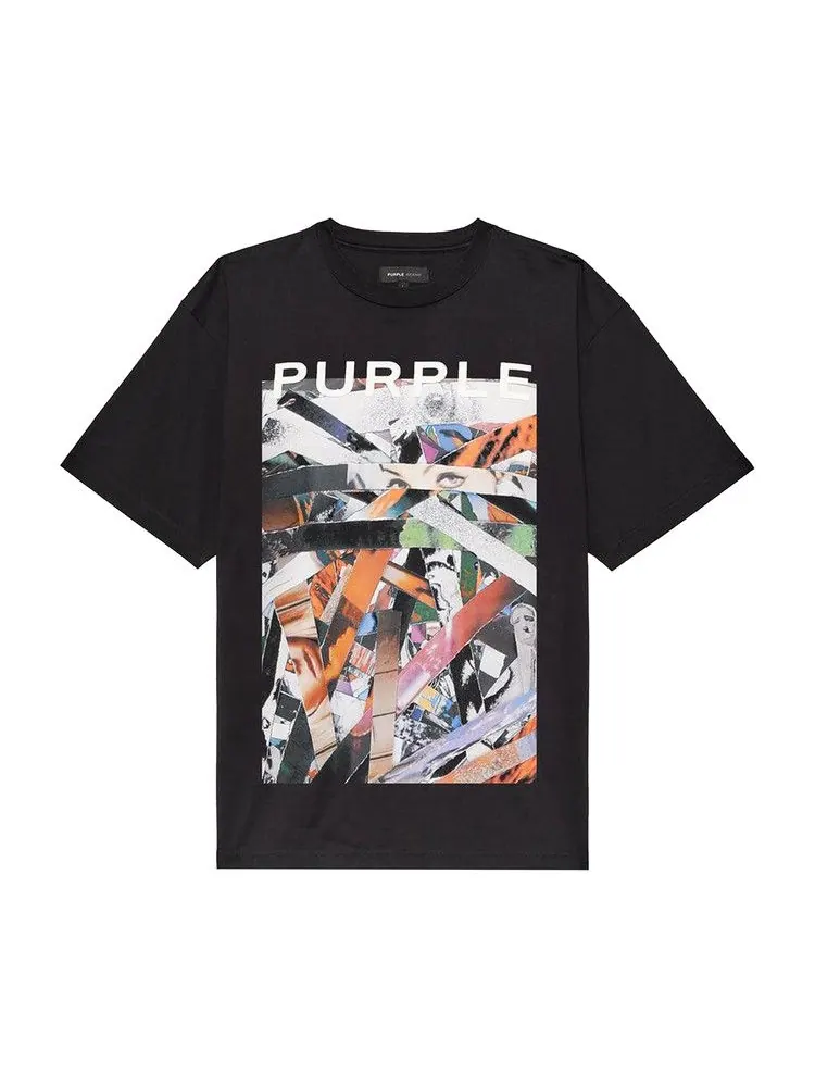 Футболка PURPLE BRAND Clean Jersey T-Shirt — изображение 1 из 1, черный