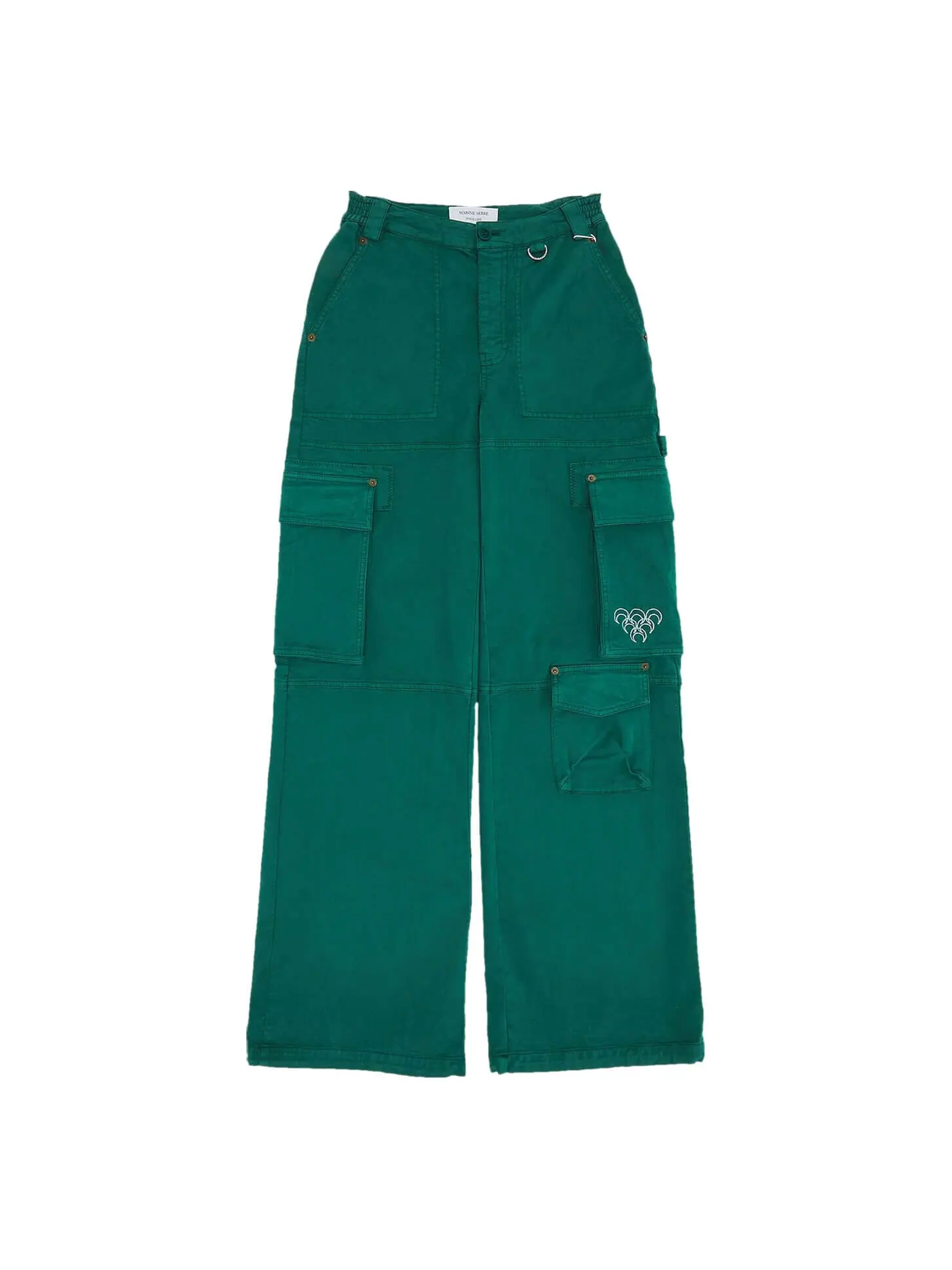 Брюки Marine Serre Workwear Evergreen — зеленый