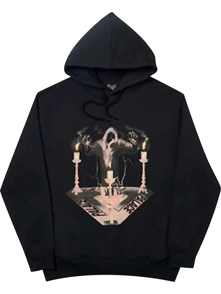 Толстовка Palace Spooked Hood 'Black' — изображение 1 из 1, черный