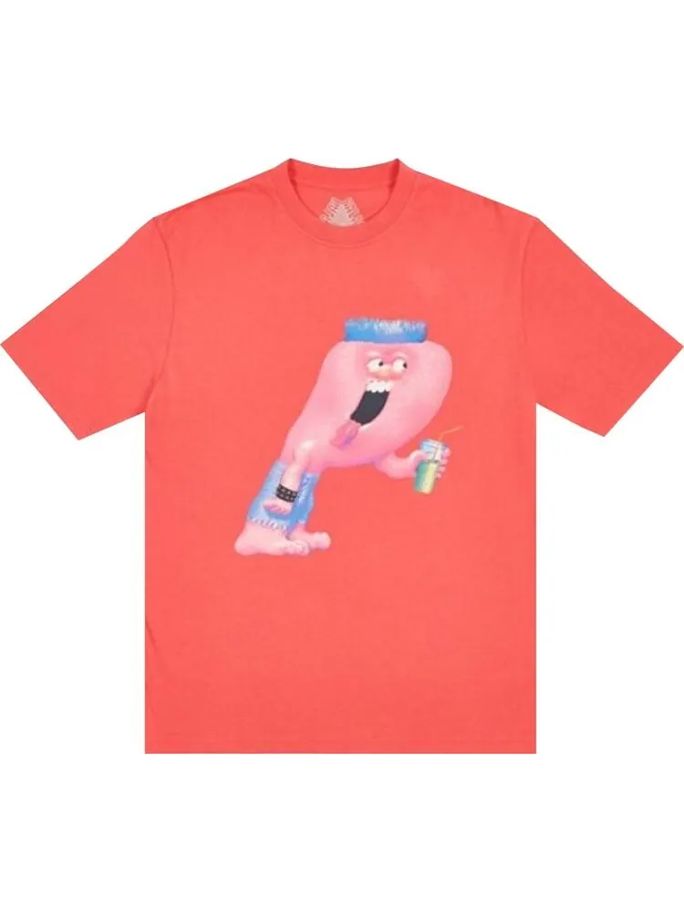 Футболка Palace Burb T-Shirt 'Light Red' — изображение 1 из 1, красный