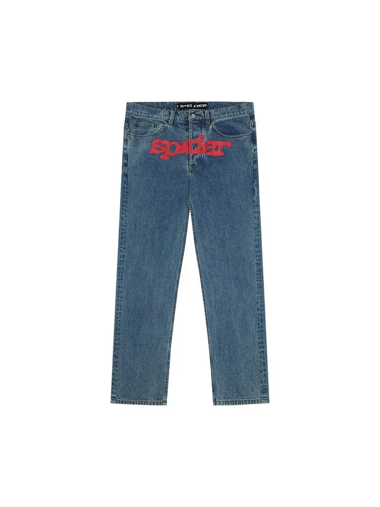 Брюки Sp5der V3 Indigo Denim — 1