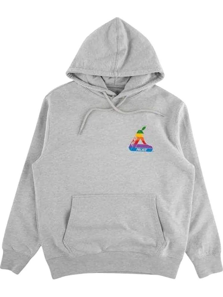 Толстовка Palace Jobsworth Hood 'Grey Marl' — изображение 1 из 1, серый