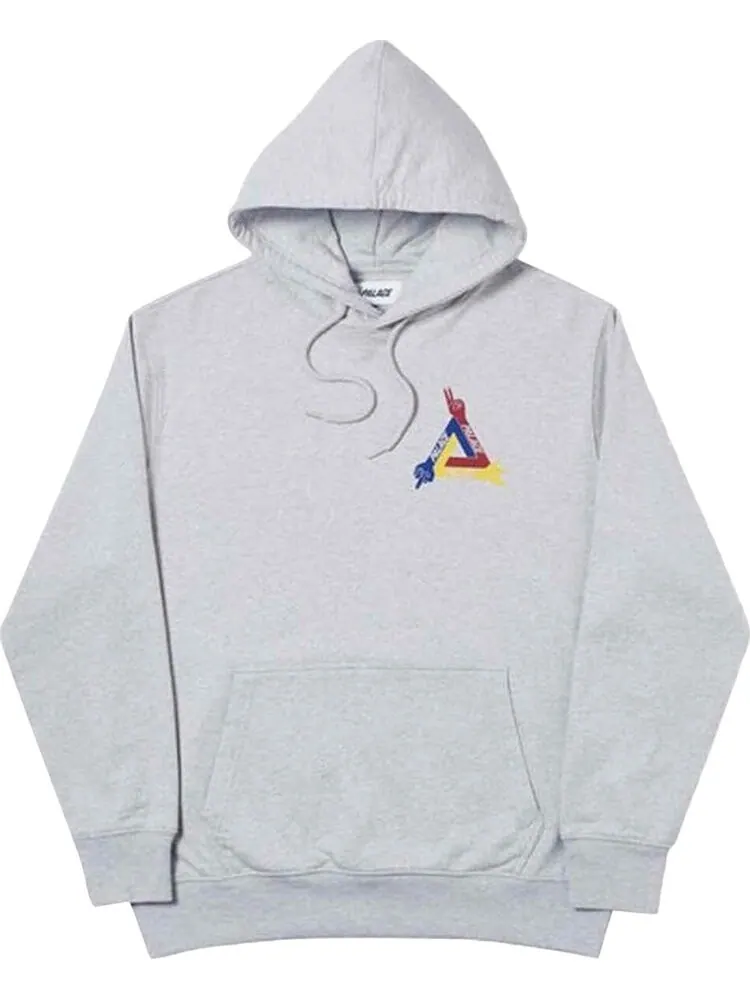Толстовка Palace JCDC Hood 'Grey Marl' — изображение 1 из 1, серый