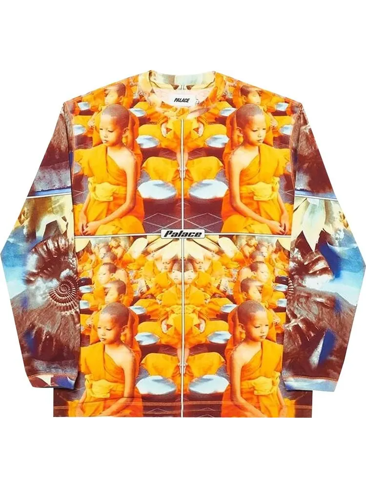 Лонгслив Palace Mantra Longsleeve 'Orange' — изображение 1 из 1, оранжевый
