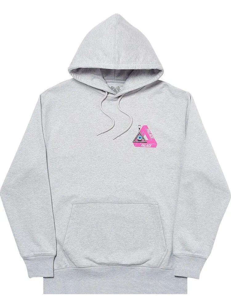 Толстовка Palace Tri-Smiler Hood 'Grey Marl' — изображение 1 из 1, серый