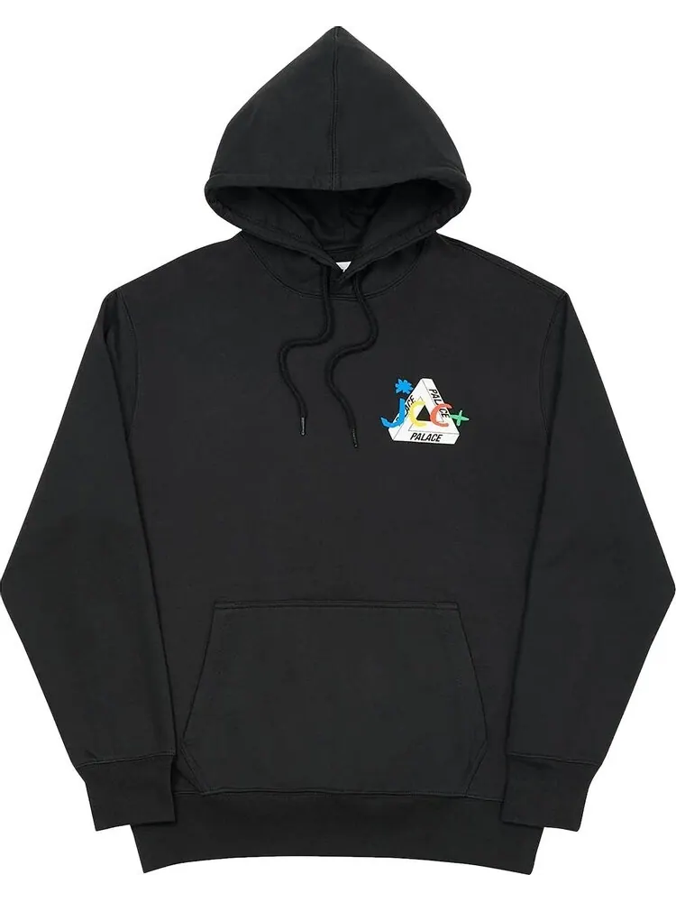Толстовка Palace JCDC2 Hood 'Black' — изображение 1 из 3, черный