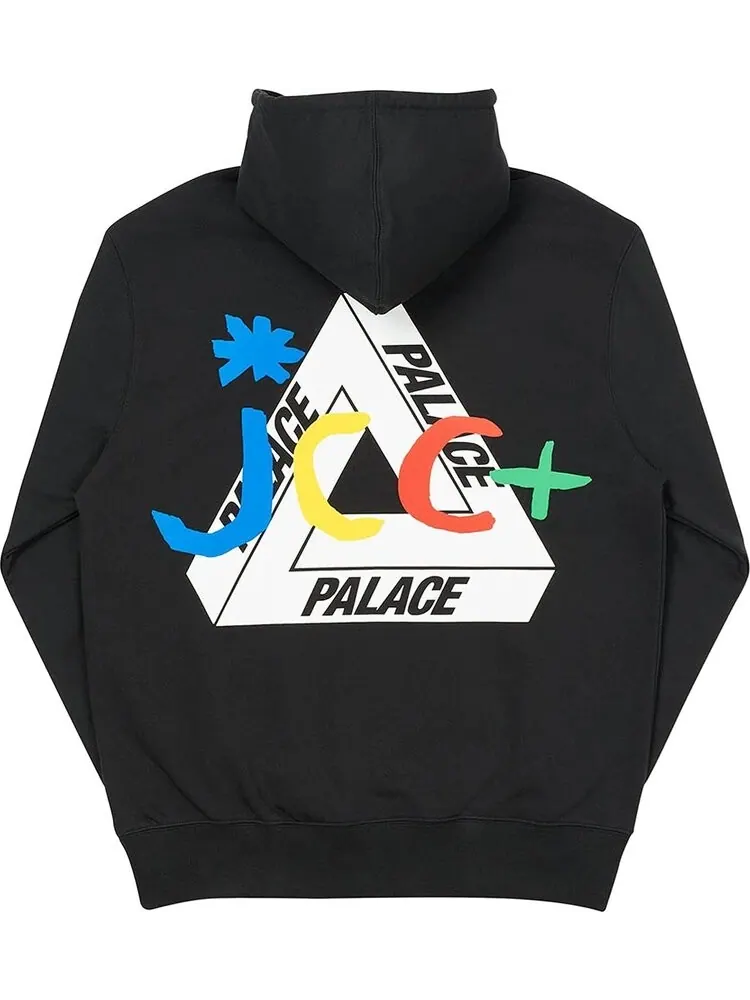 Толстовка Palace JCDC2 Hood 'Black' — изображение 2 из 3, черный