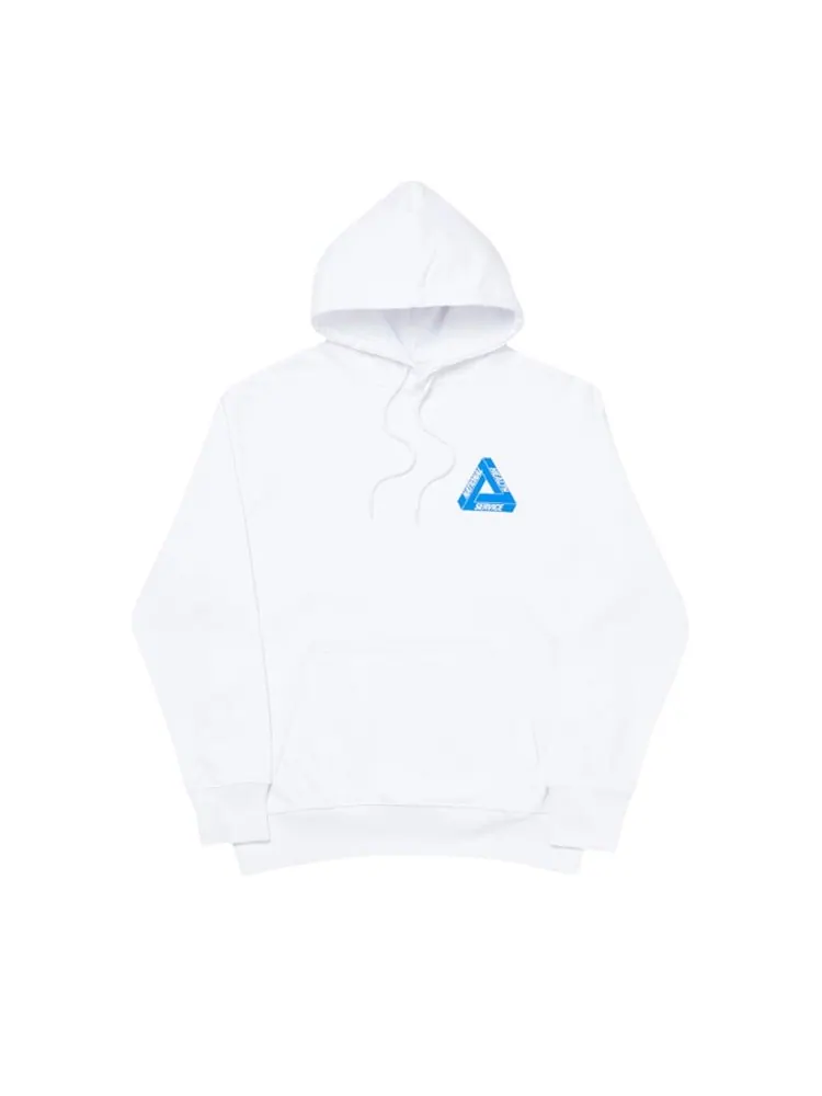 Толстовка Palace Tri-Donator Hood 'White' — изображение 1 из 1, белый