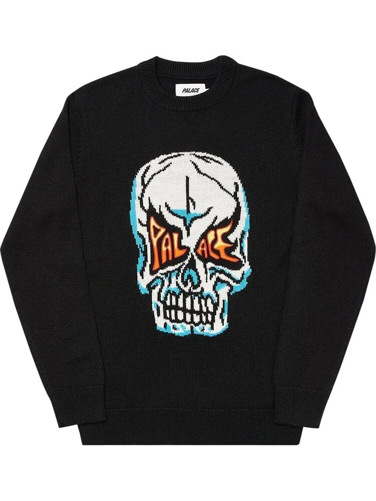 Джемпер Palace Skull Knit 'Black' — изображение 1 из 1, черный