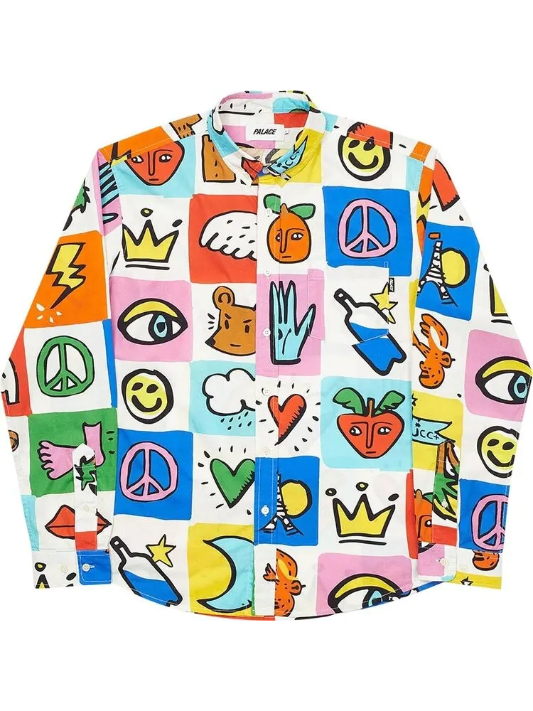 Рубашка Palace JCDC2 Shirt 'Multicolor' — изображение 1 из 3, мульти