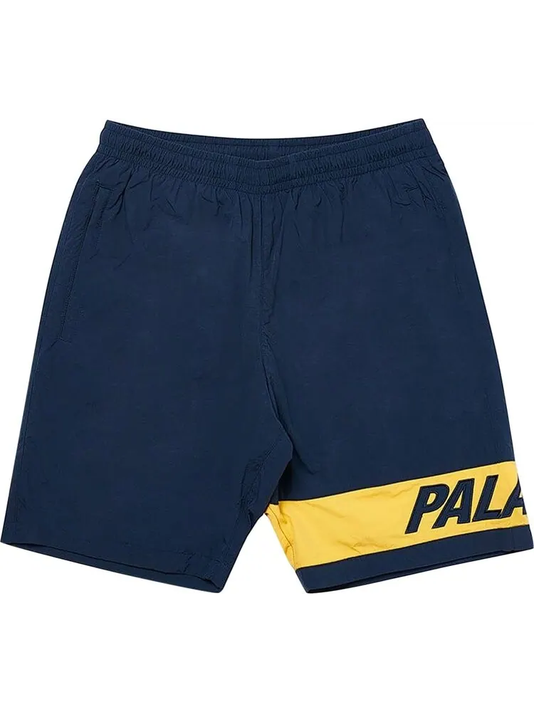 Шорты Palace Side Short 'Navy/Yellow' — изображение 1 из 1, синий
