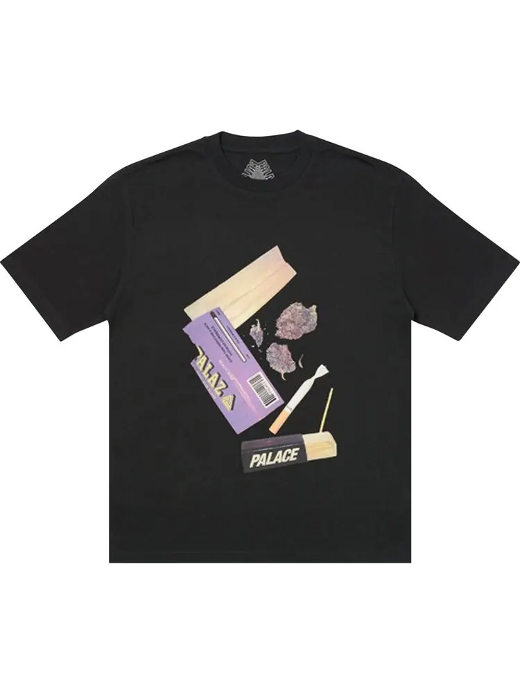 Футболка Palace Skin Up Monsieur T-Shirt 'Black' — изображение 1 из 1, черный