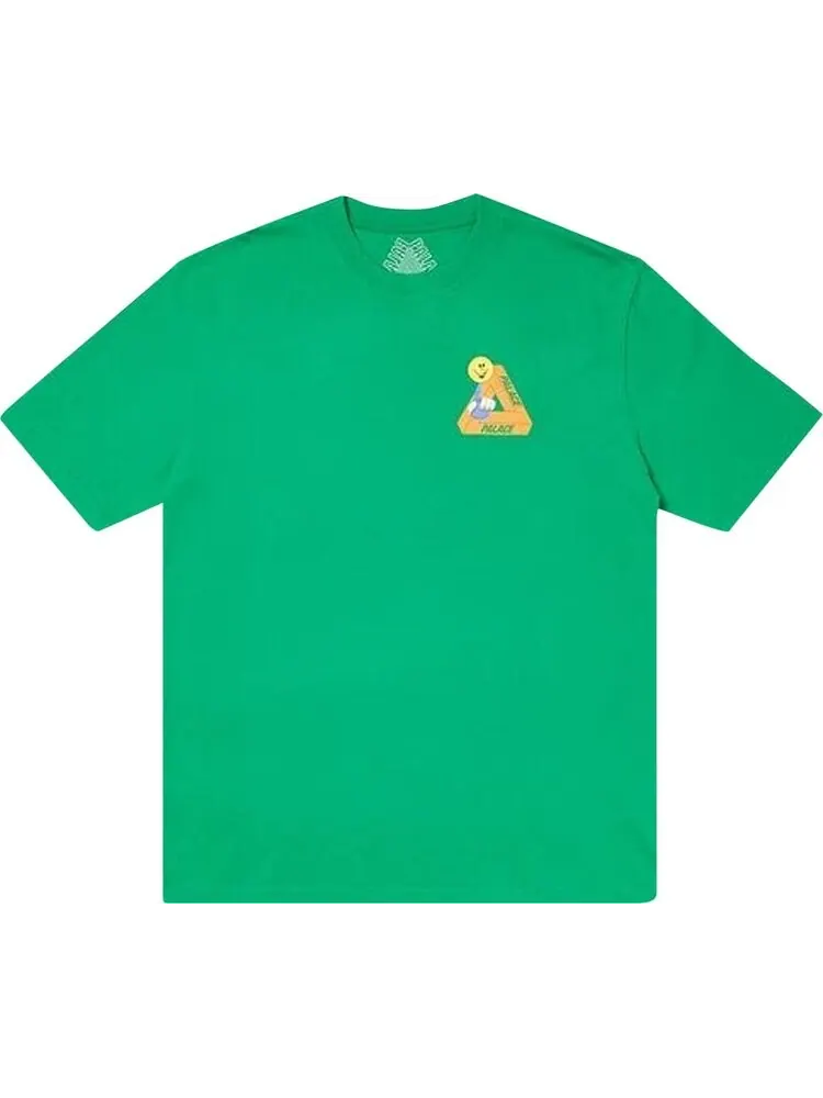 Футболка Palace Tri-Smiler T-Shirt 'Green' — изображение 1 из 1, зеленый