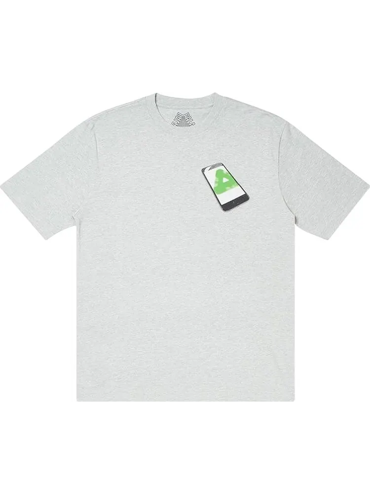 Футболка Palace Tri-Phone T-Shirt 'Grey Marl' — изображение 1 из 1, серый