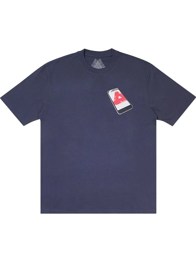 Футболка Palace Tri-Phone T-Shirt 'Navy' — изображение 1 из 1, синий