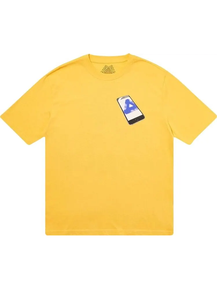 Футболка Palace Tri-Phone T-Shirt 'Yellow' — изображение 1 из 1, желтый