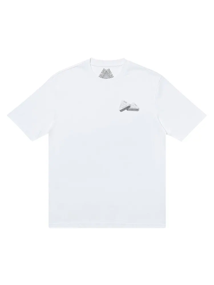 Футболка Palace Tri-Gaine T-Shirt 'White' — изображение 2 из 2, белый