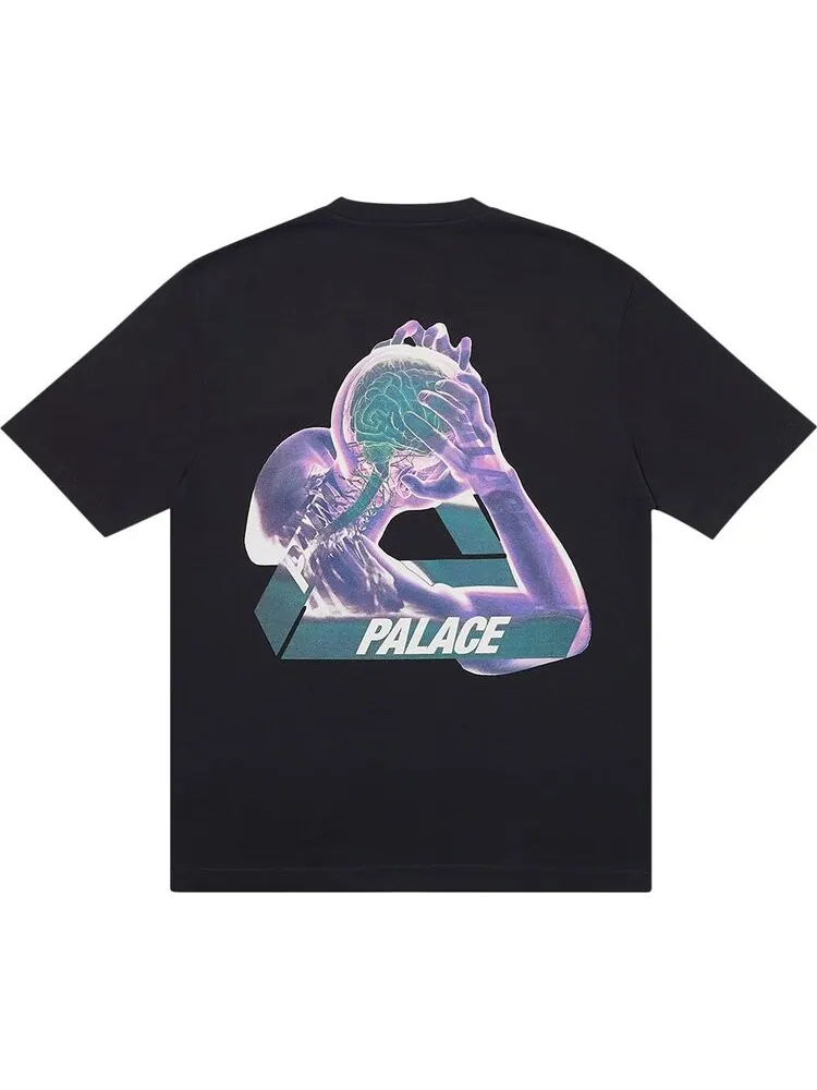 Футболка Palace Tri-Gaine T-Shirt 'Black' — изображение 1 из 2, черный
