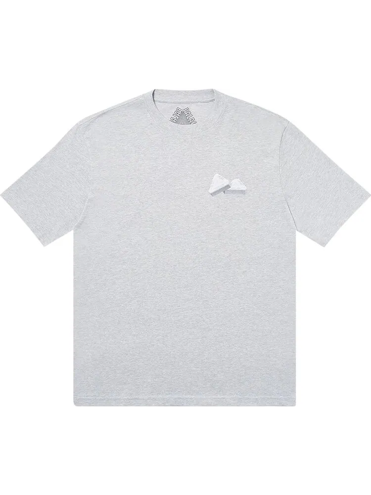 Футболка Palace Tri-Gaine T-Shirt 'Grey Marl' — изображение 2 из 2, серый
