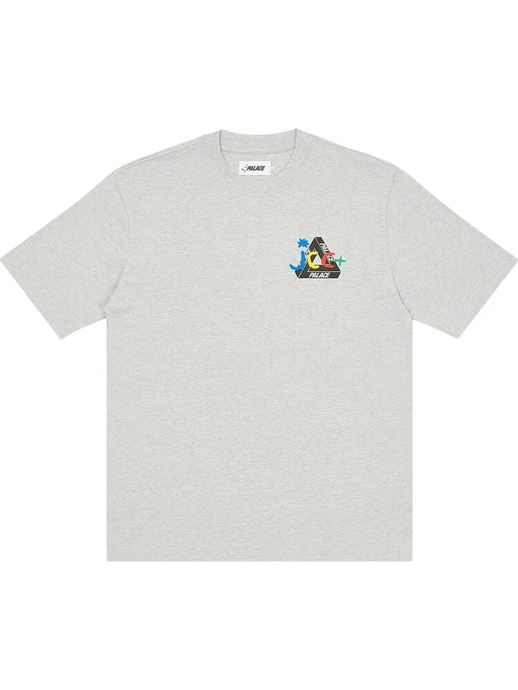 Футболка Palace JCDC2 T-Shirt 'Grey Marl' — изображение 1 из 3, серый