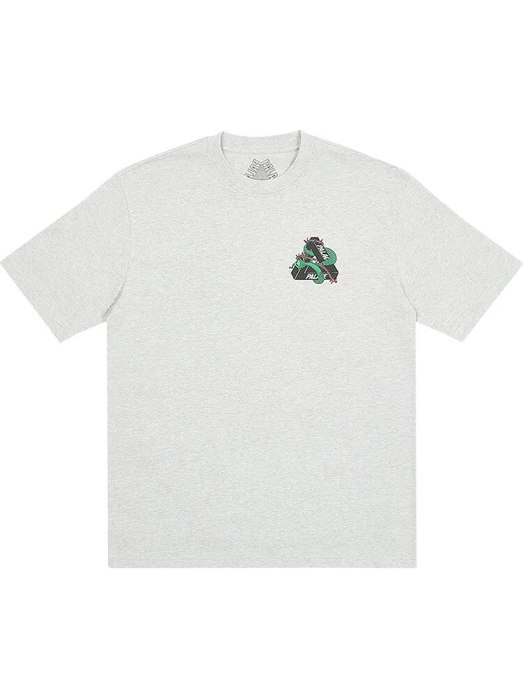 Футболка Palace Hesh Mit Fresh T-Shirt 'Grey Marl' — изображение 1 из 2, серый