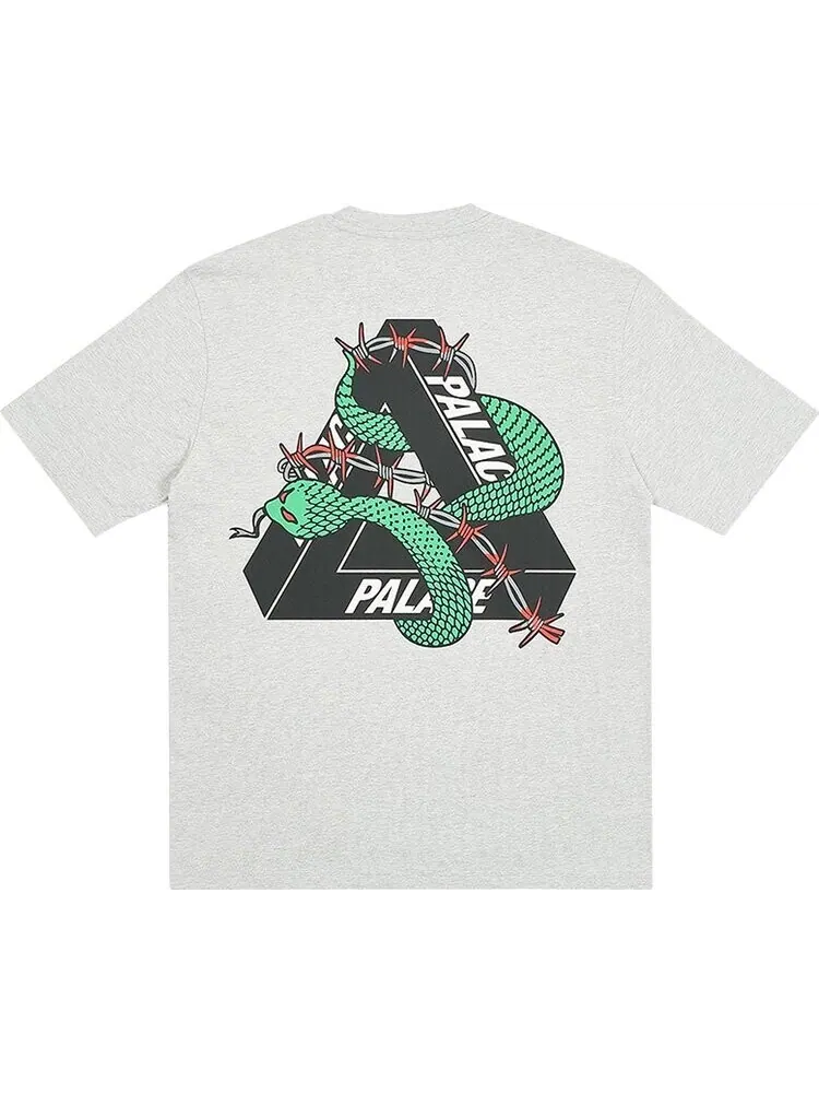 Футболка Palace Hesh Mit Fresh T-Shirt 'Grey Marl' — изображение 2 из 2, серый