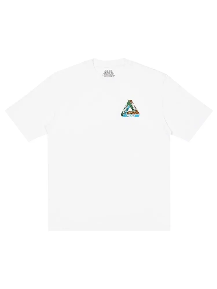 Футболка Palace Tri-Tex T-Shirt 'White' — изображение 1 из 3, белый