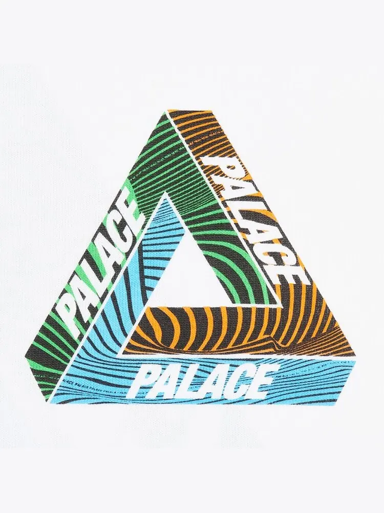Футболка Palace Tri-Tex T-Shirt 'White' — изображение 3 из 3, белый
