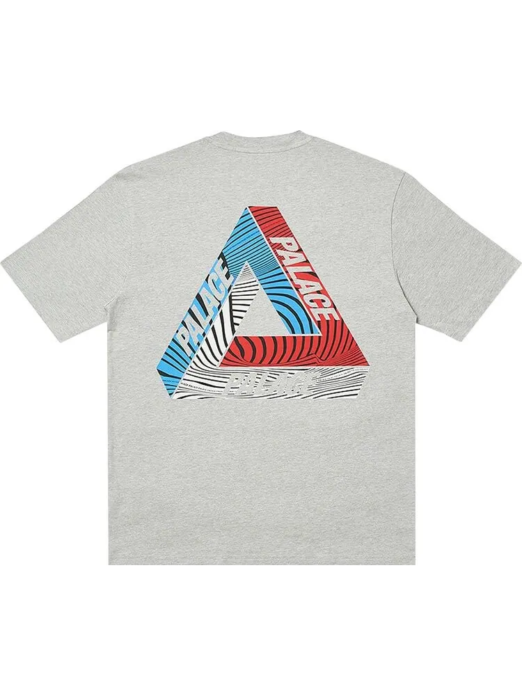 Футболка Palace Tri-Tex T-Shirt 'Grey Marl' — изображение 2 из 3, серый