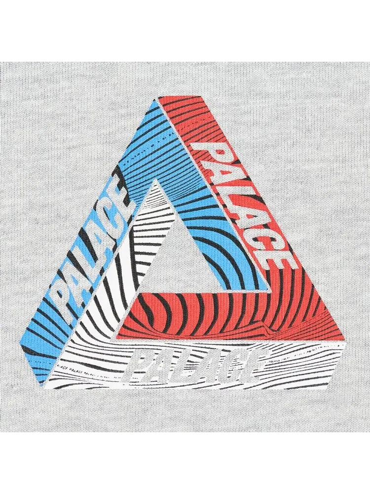 Футболка Palace Tri-Tex T-Shirt 'Grey Marl' — изображение 3 из 3, серый