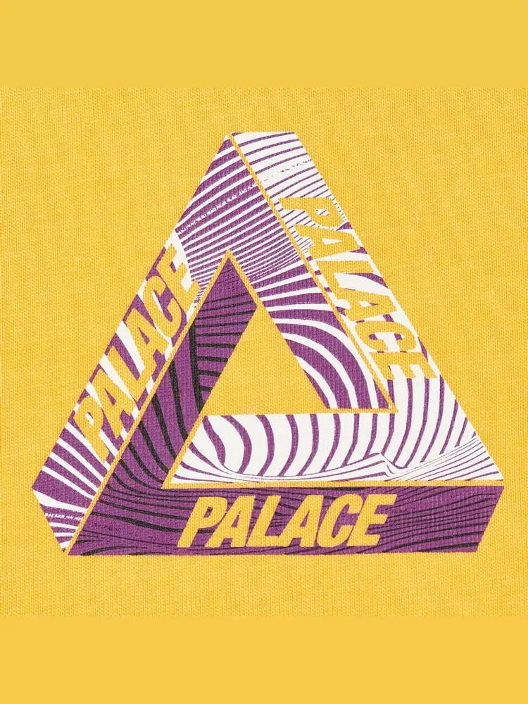Футболка Palace Tri-Tex T-Shirt 'Yellow' — изображение 3 из 3, желтый