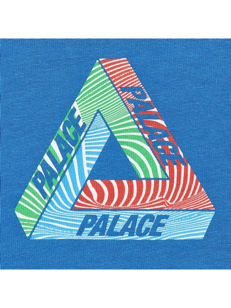 Футболка Palace Tri-Tex T-Shirt 'Blue' — изображение 3 из 3, синий