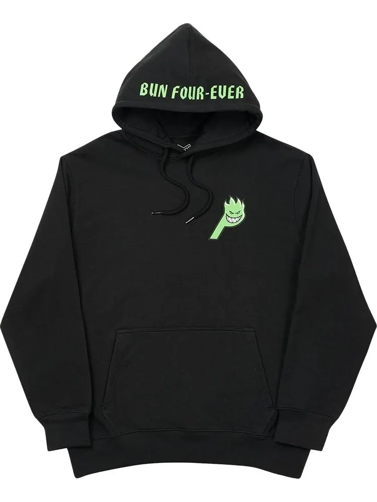 Толстовка Palace x Spitfire Live To Bun Hood 'Black' — изображение 1 из 2, черный