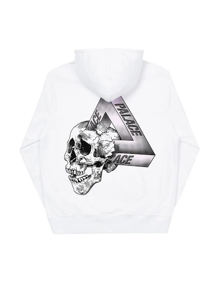 Толстовка Palace Tri-Crusher Hood 'White' — изображение 2 из 3, белый