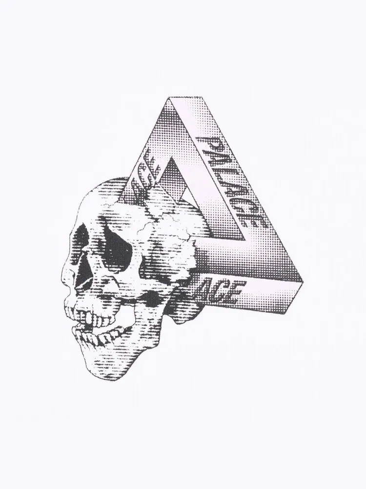 Толстовка Palace Tri-Crusher Hood 'White' — изображение 3 из 3, белый