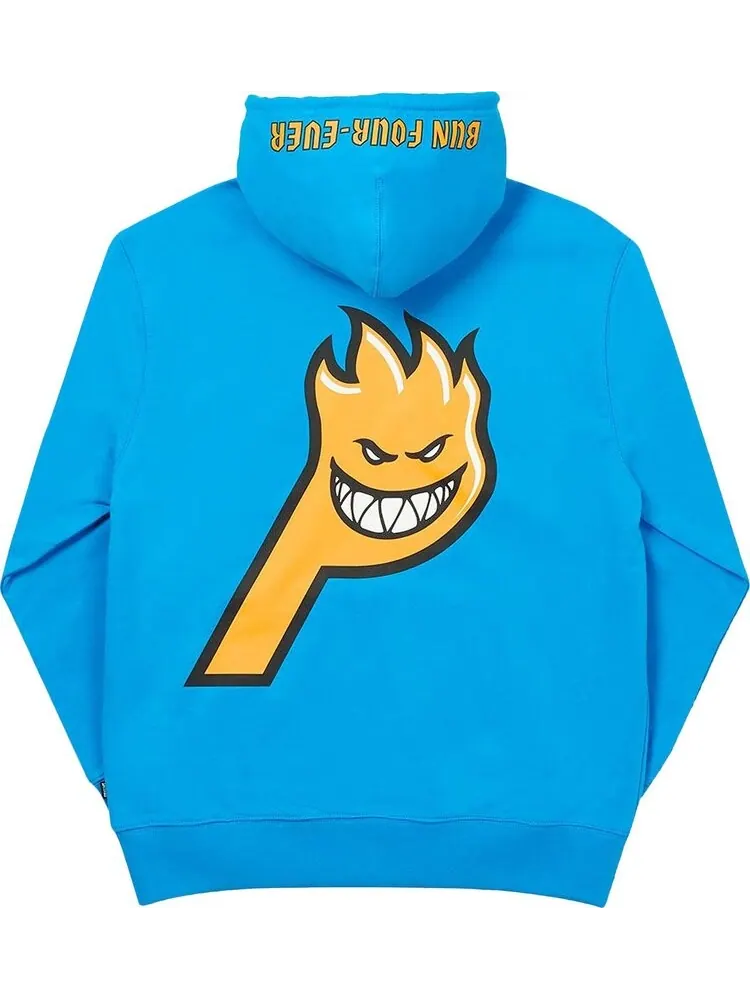 Толстовка Palace x Spitfire Live To Bun Hood 'Blue' — изображение 2 из 2, синий