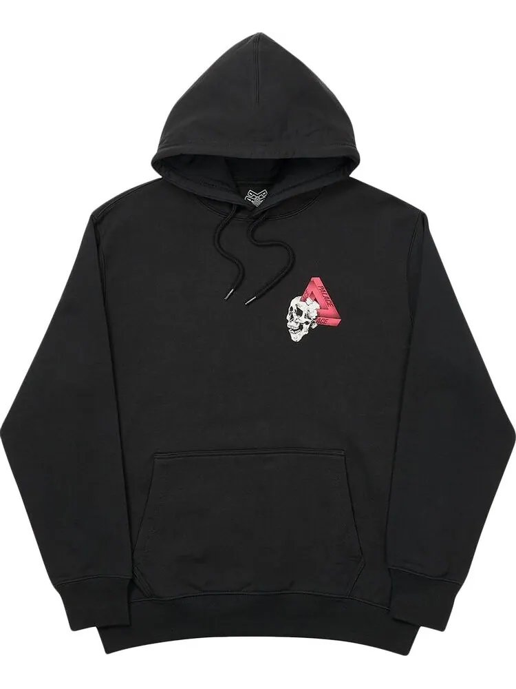 Толстовка Palace Tri-Crusher Hood 'Black' — изображение 1 из 3, черный