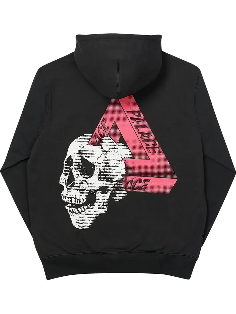 Толстовка Palace Tri-Crusher Hood 'Black' — изображение 2 из 3, черный