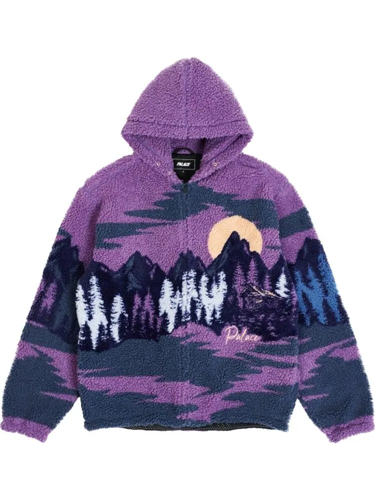 Куртка Palace Palaska Fleece Jacket 'Purple' — изображение 1 из 1, фиолетовый
